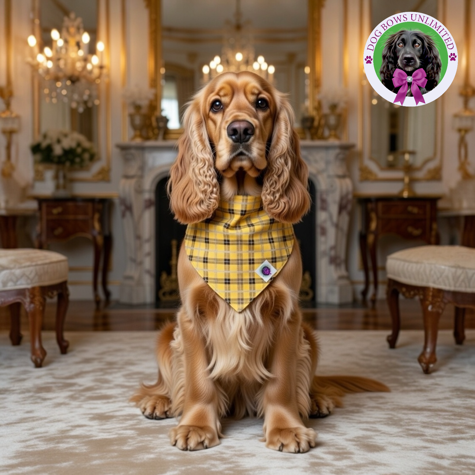 The Windsor Meadow Check Bandana