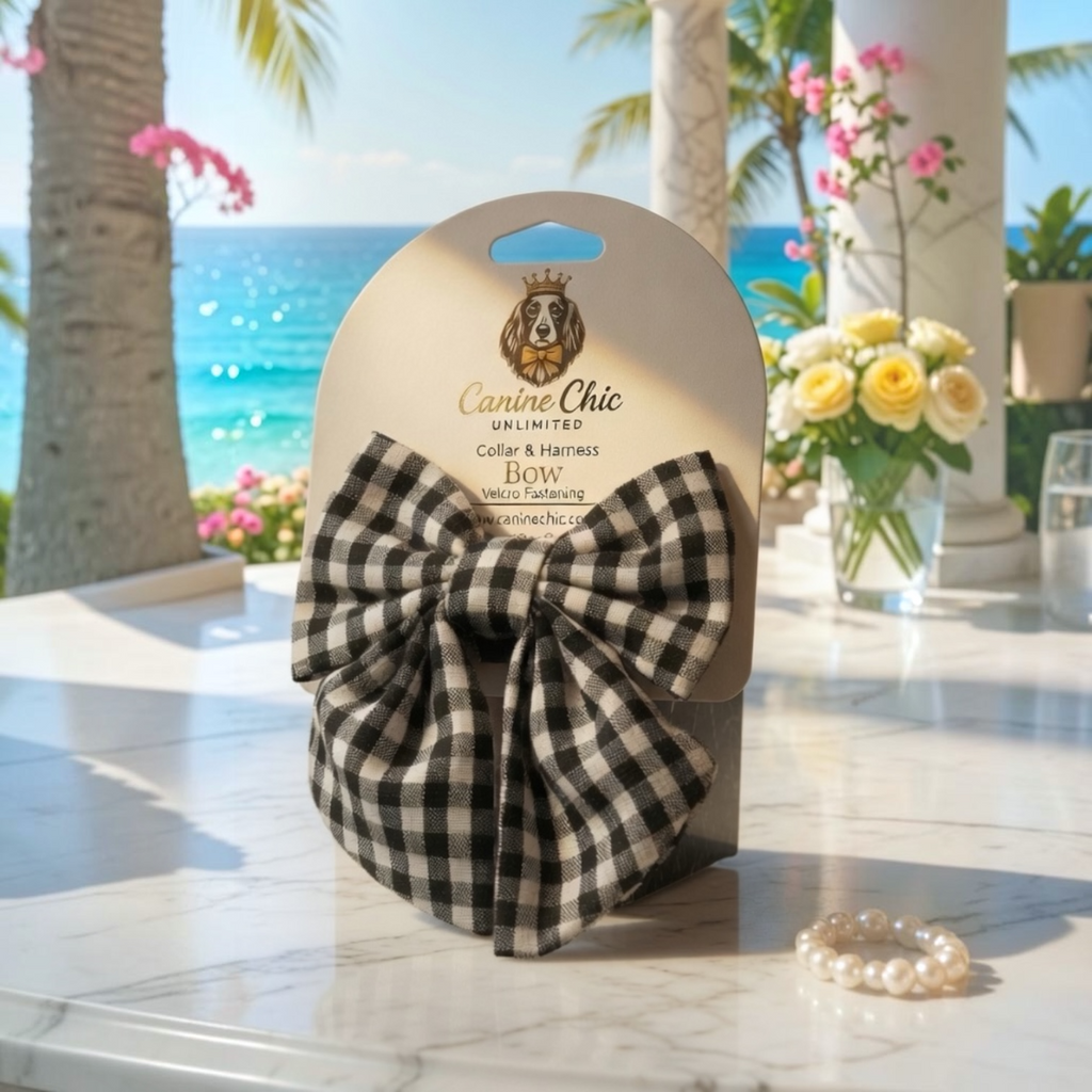 The Regal Gingham Black & White  Xl