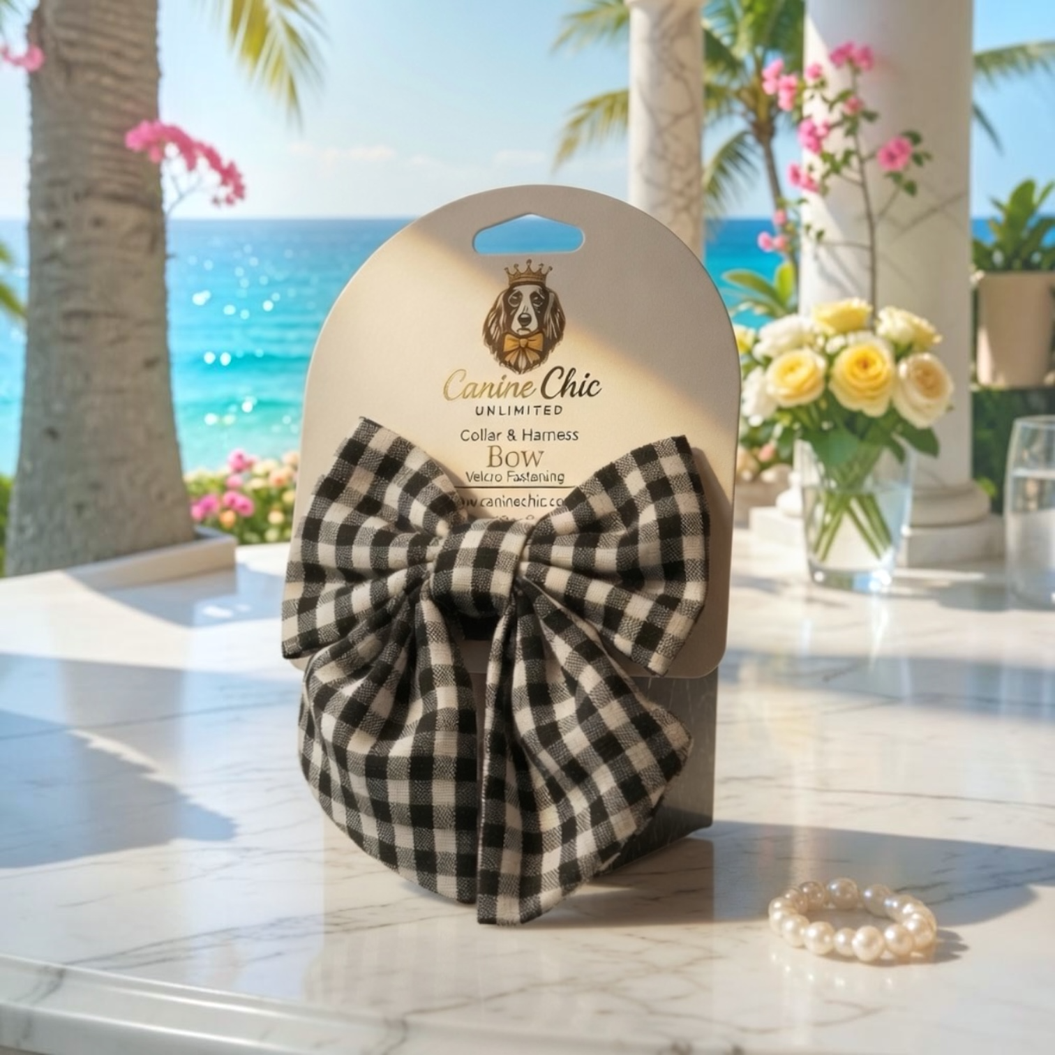 The Regal Gingham Black & White  Xl