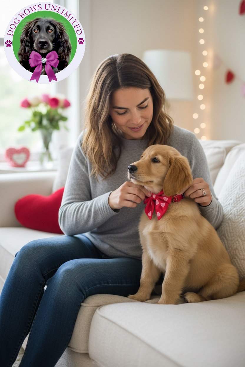 Valentine Heart Signature Sailor Collar Bow