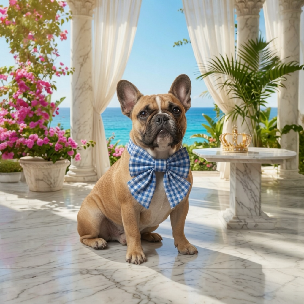 The Balmoral Gingham Bow Medium