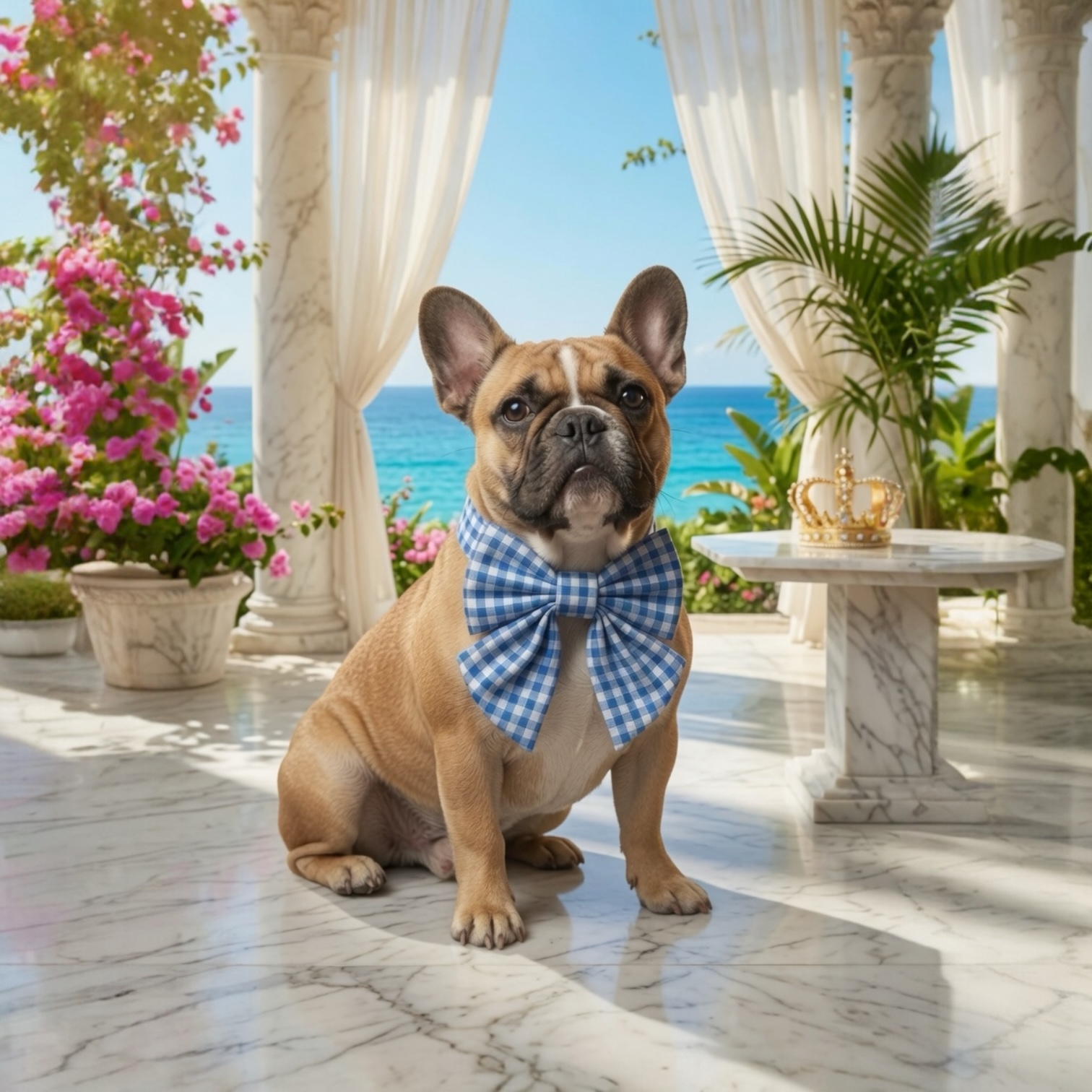 The Balmoral Gingham Bow Medium