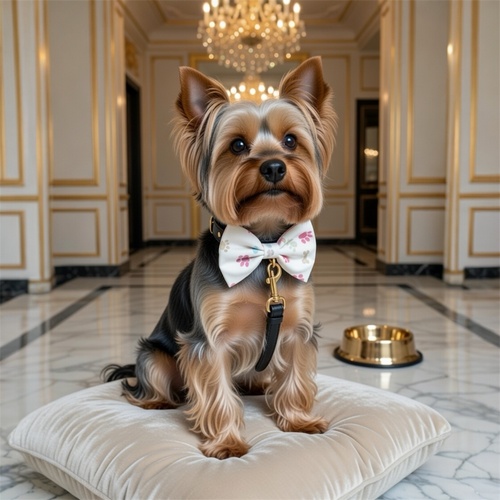 Barkshire Pastel Paw Elegance Collar Bow