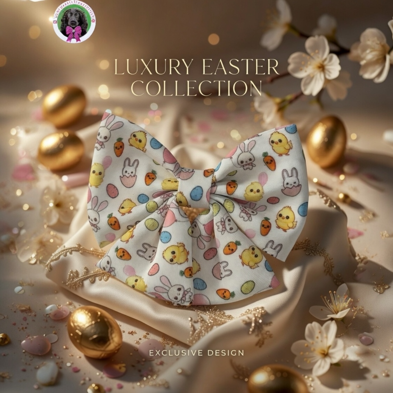 Luxury Easter Signature Collar Bow