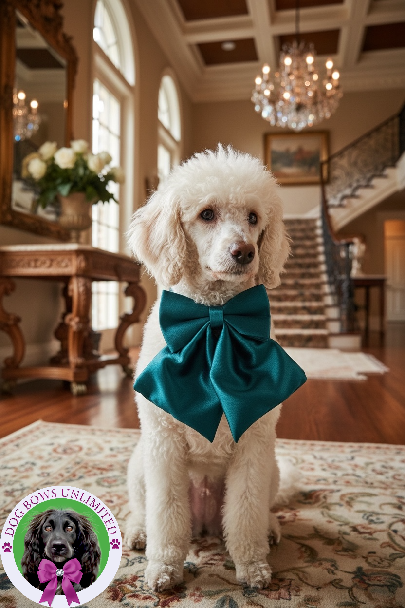 Teal Royale Sailor Bow