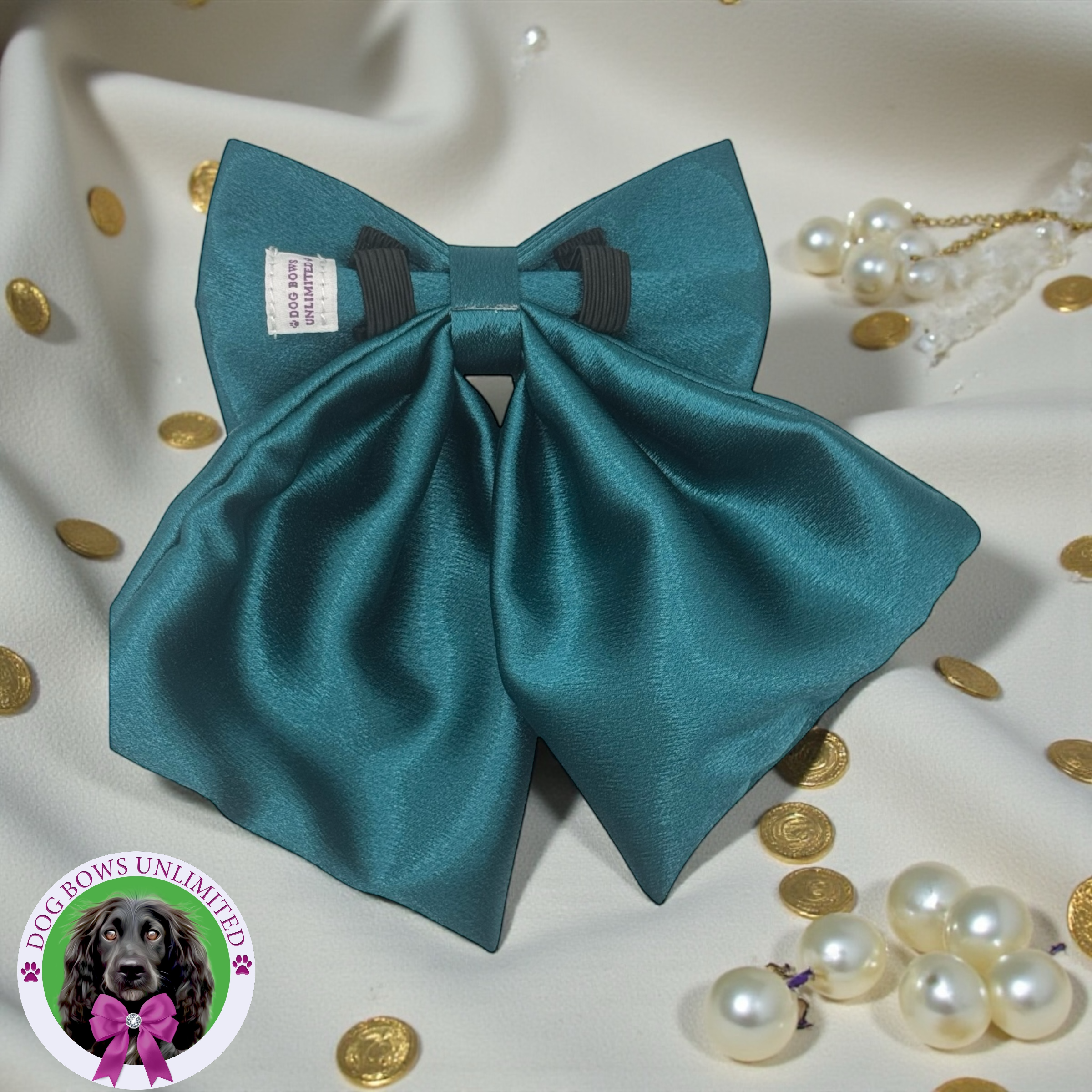 Teal Royale Sailor Bow