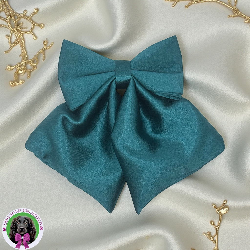 Teal Royale Sailor Bow